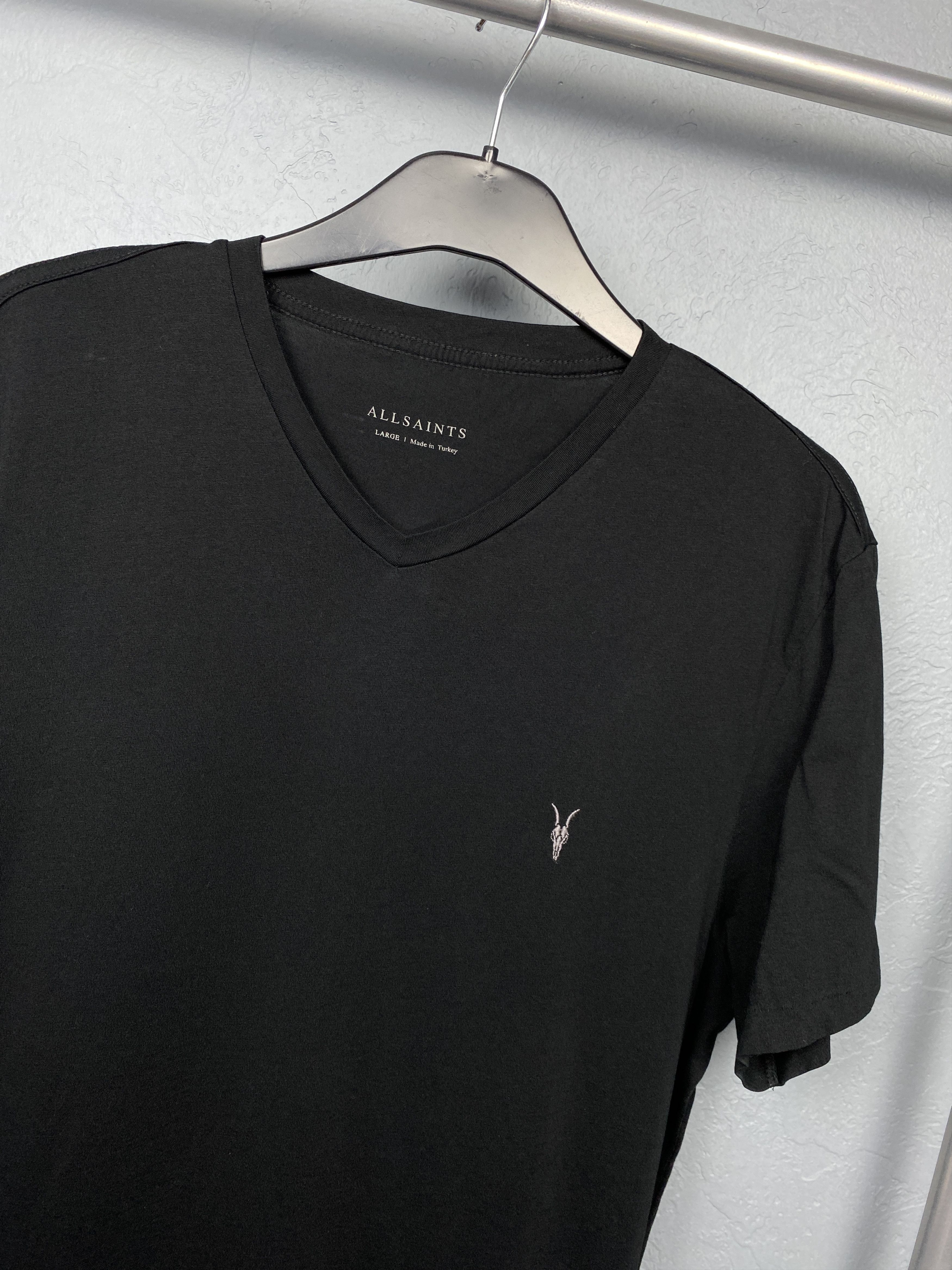Allsaints Allsaints Vintage Mens Tonic V-Neck T-Shirt Size US L / EU 52-54 / 3 - 2 Thumbnail