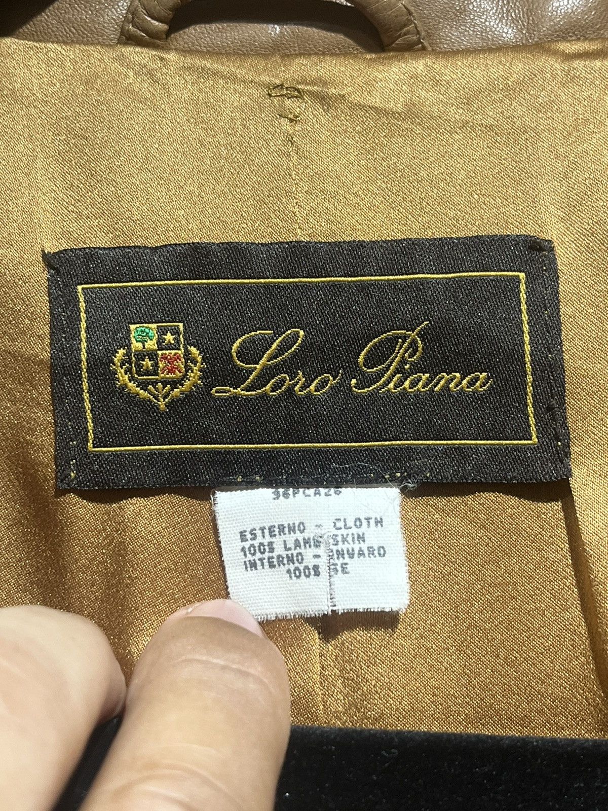 Loro Piana Vintage Loro Piana leather jacket Size M / US 6-8 / IT 42-44 - 3 Thumbnail