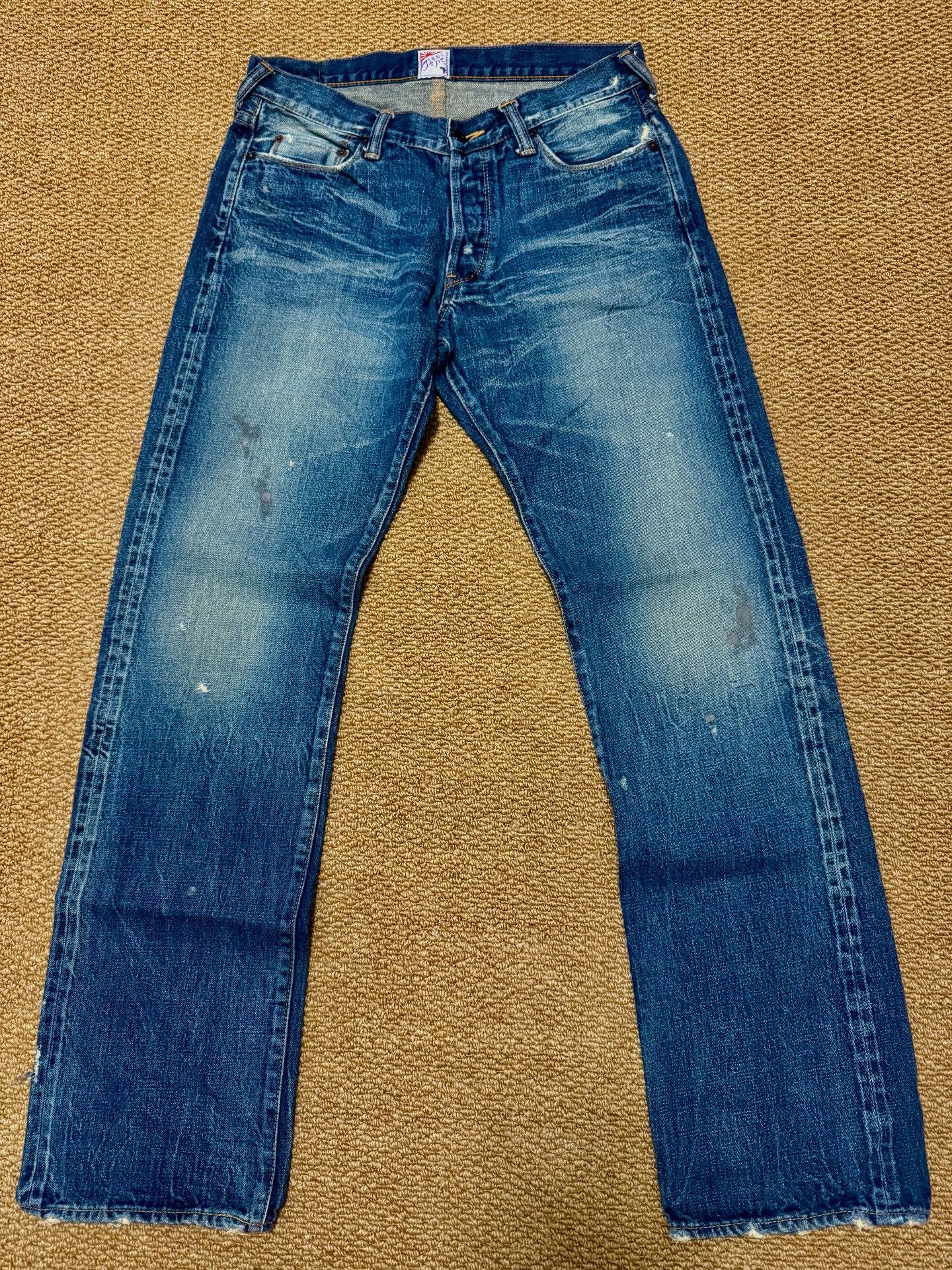 Japanese Brand Limited Edition Blue Denim Jeans Size US 33 - 1 Thumbnail