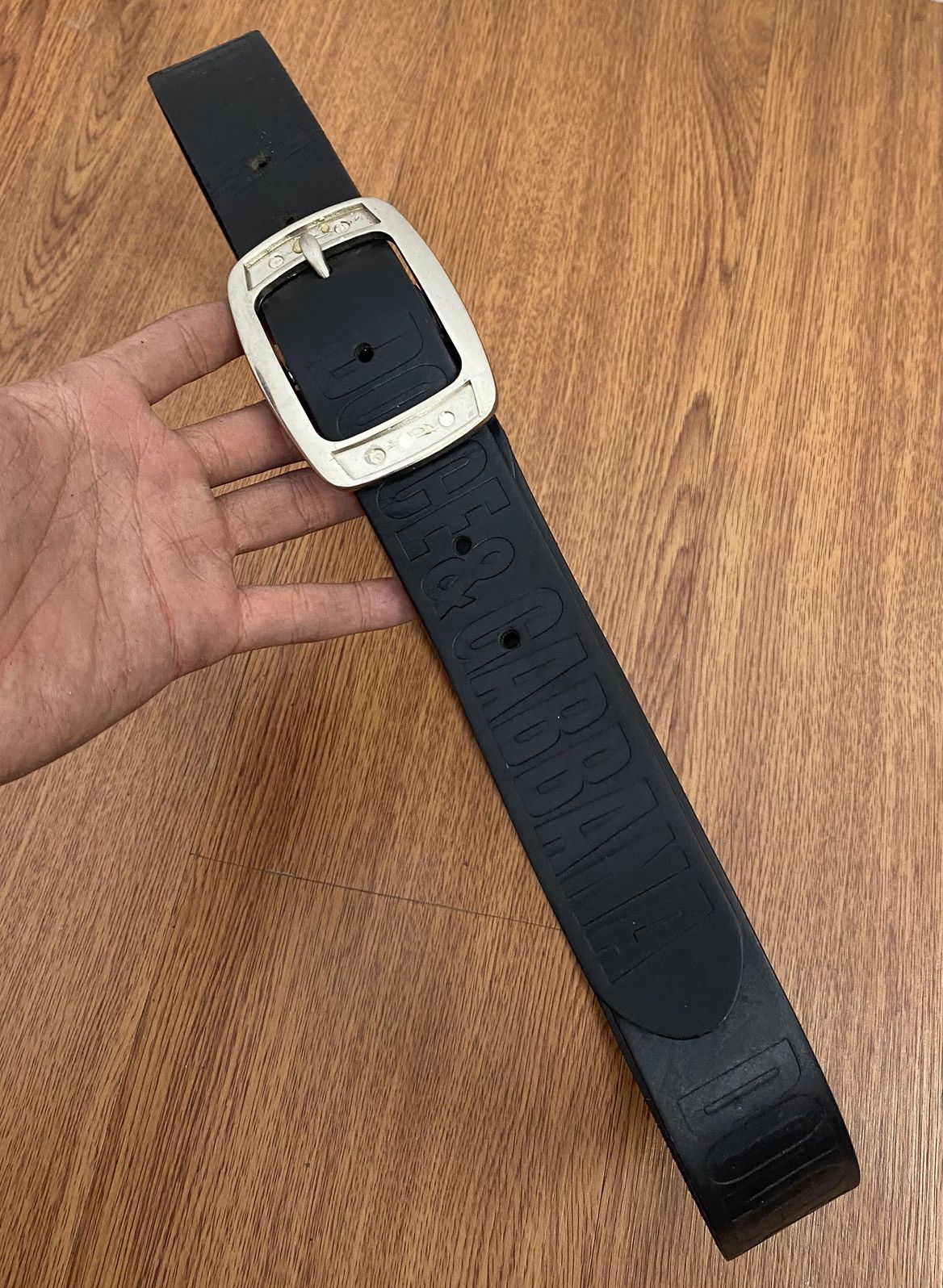Dolce & Gabbana Dolce & Gabbana stamp black leather belt Size ONE SIZE - 2 Thumbnail