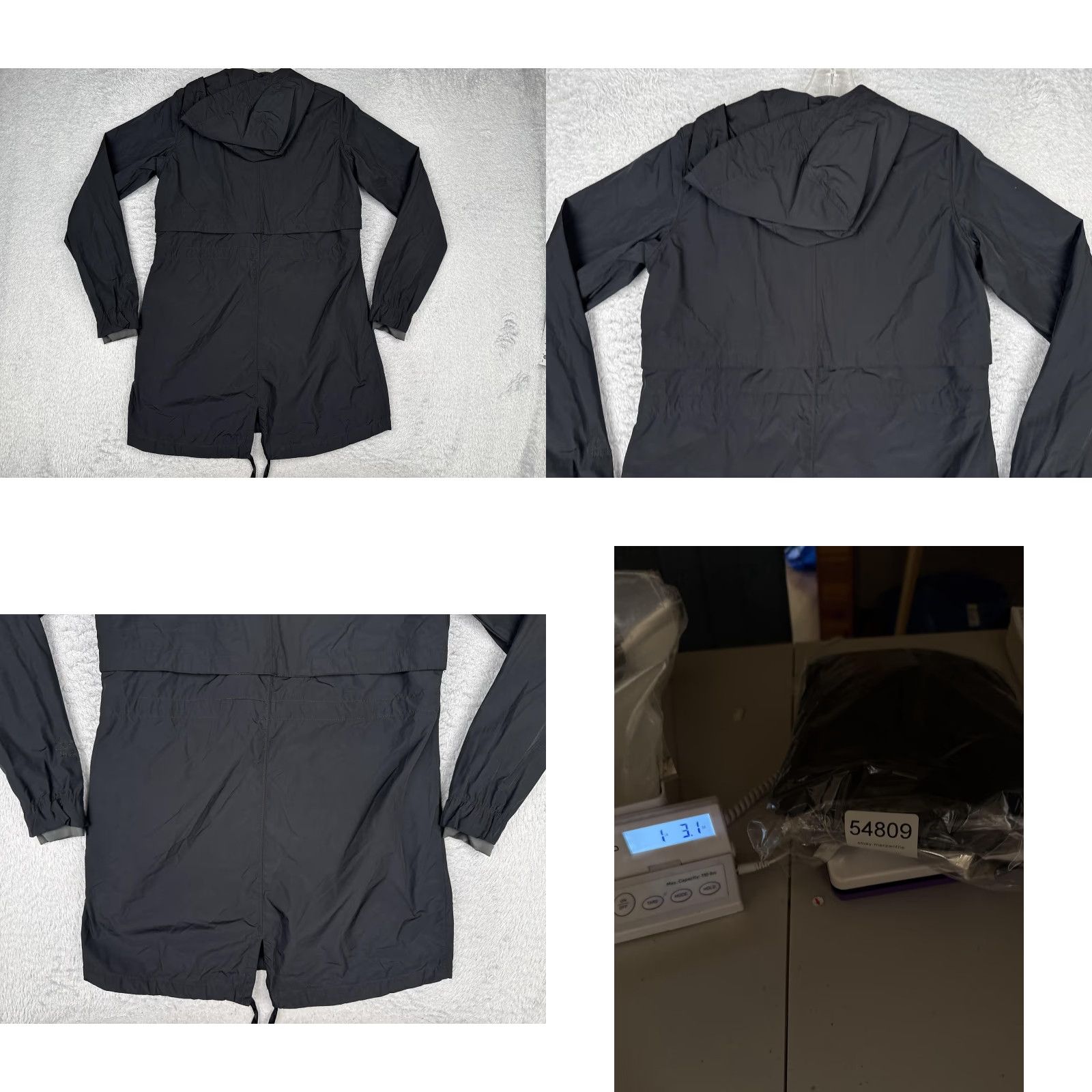 Mountain Hardwear Mountain Hardwear Jacket Womens Medium Black Hooded Nylon Parka Full Zip Pockets Size M / US 6-8 / IT 42-44 - 9 Thumbnail