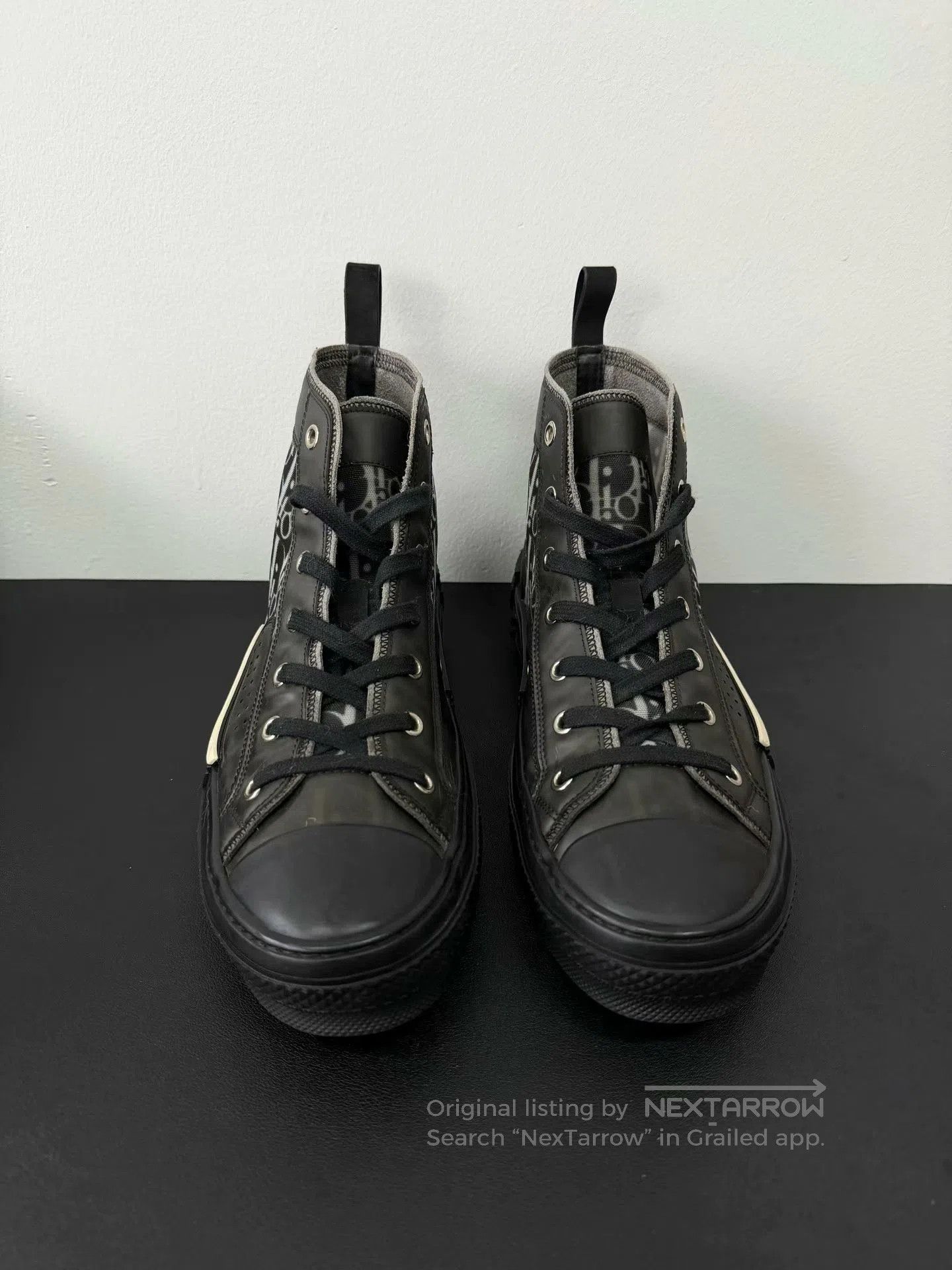 Dior dior b23 black high-top sneakers. Size US 8 / EU 41 - 2 Thumbnail