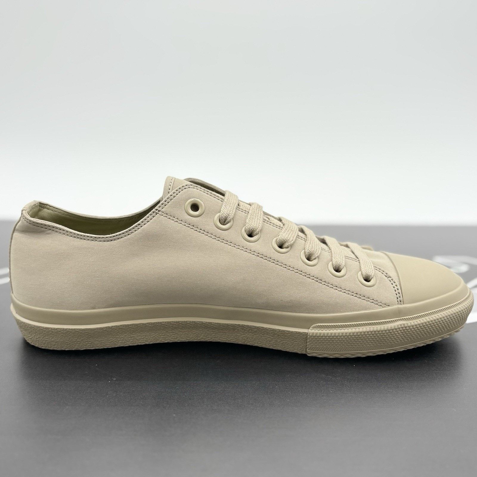 Burberry Burberry Gabardine Low Top ' Beige Red ' | SUPER CLEAN! Size US 11 / EU 44 - 10 Thumbnail