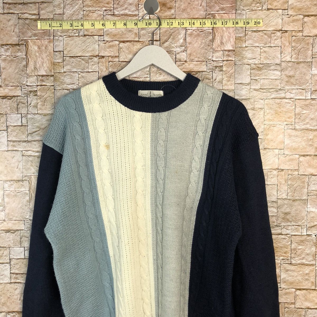 Homespun Knitwear × Japanese Brand × Vintage Joval Sport Dark Blue Knitwear #A850 Size US M / EU 48-50 / 2 - 2 Thumbnail