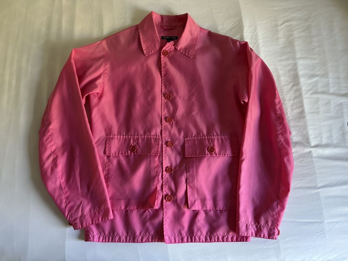 Helmut Lang SS 2000 Hot Pink Nylon Bondage Jacket Size US M / EU 48-50 / 2 - 4 Thumbnail