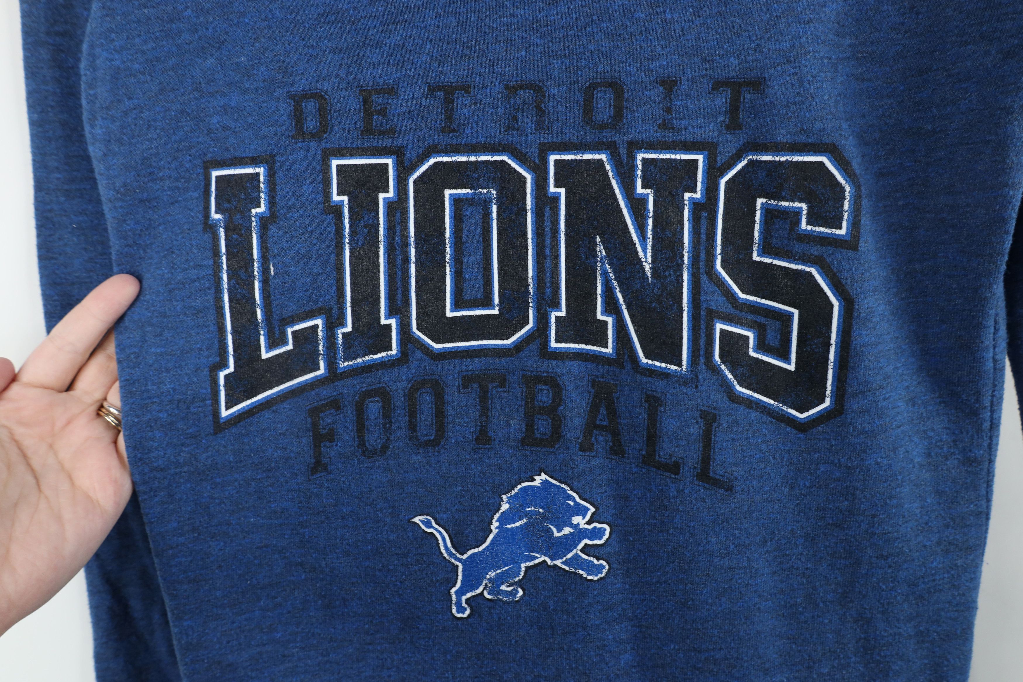 Vintage Vintage NFL Detroit Lions Football Long Sleeve T-Shirt Size M / US 6-8 / IT 42-44 - 4 Thumbnail