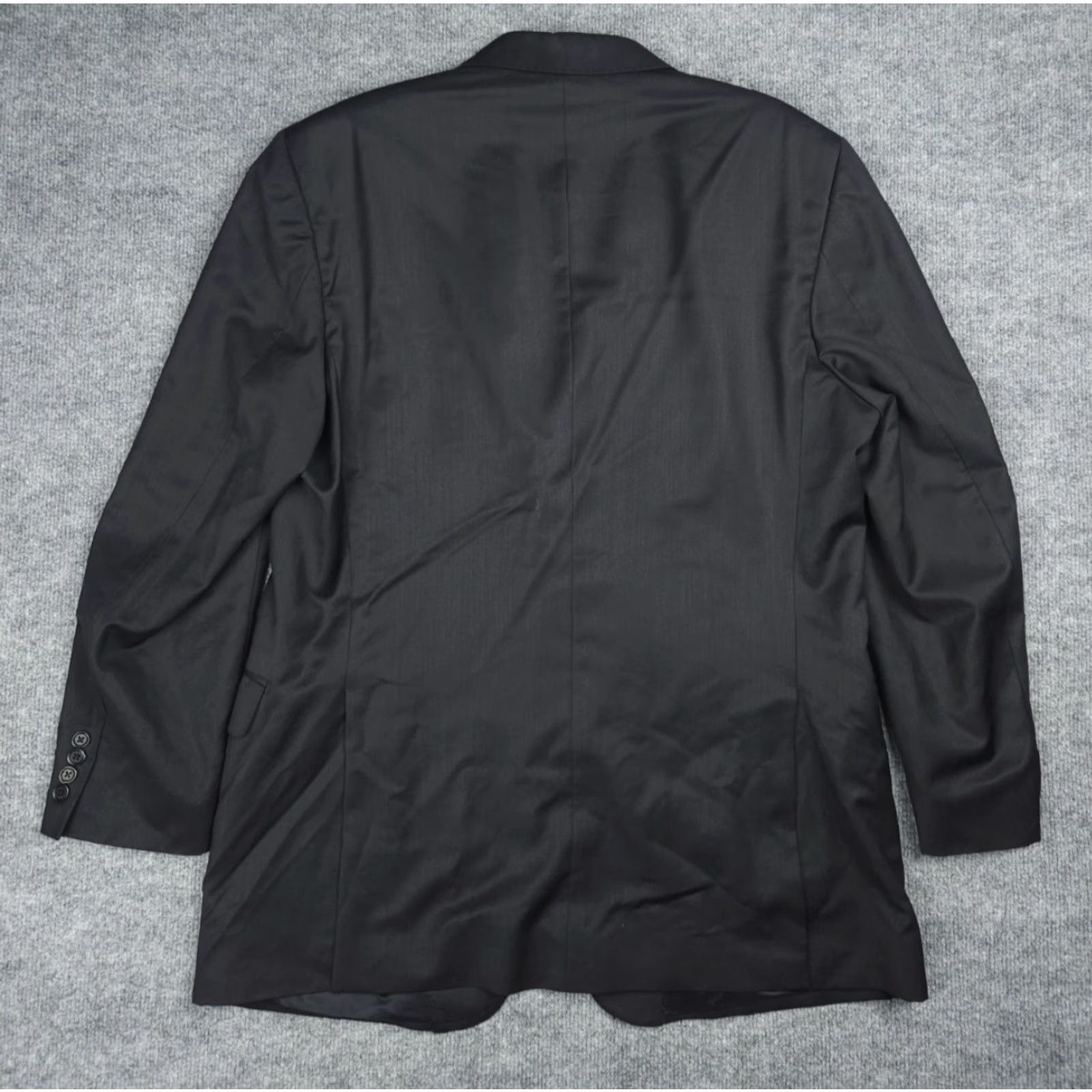 Ermenegildo Zegna VINTAGE Ermenegildo Zegna Saks 5th Blazer Jacket Men's 44 SLIM Black Wool Silk Blend EUC Size 44R - 4 Thumbnail
