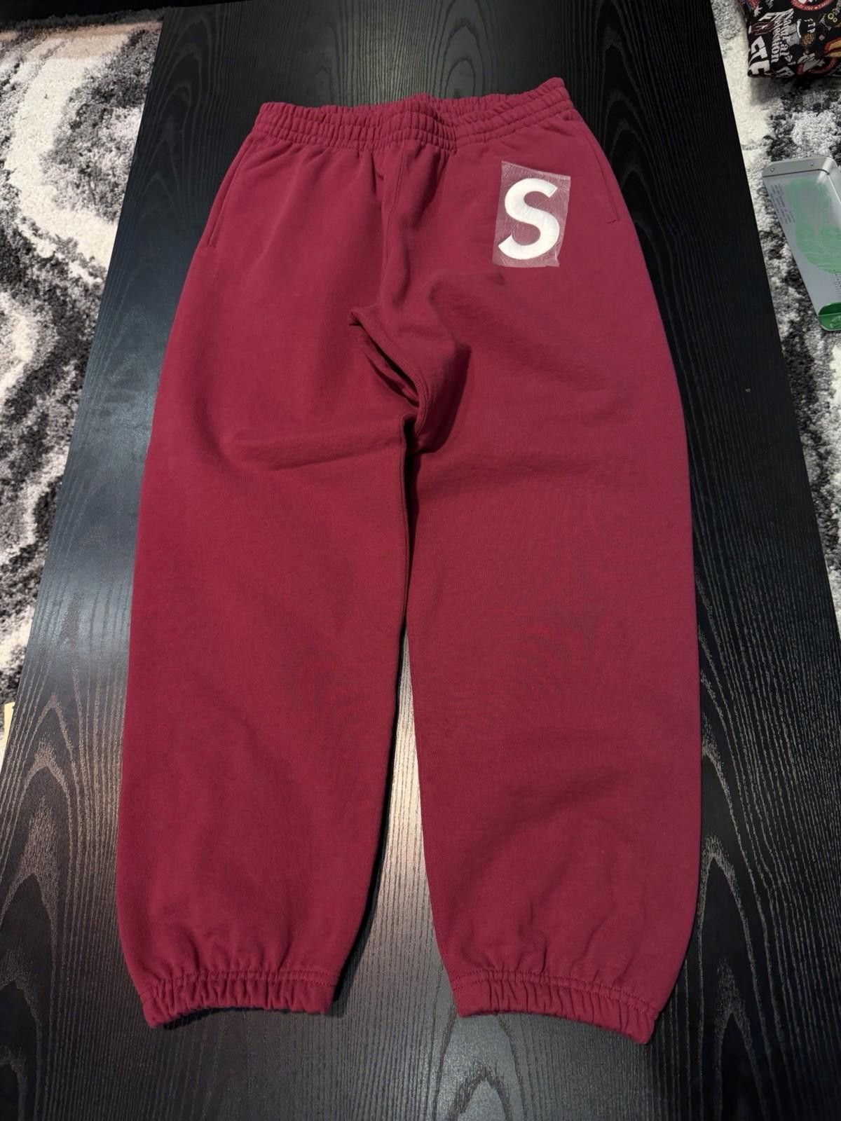 Supreme Supreme S Logo Sweatpants Red (SS25) Brand New Size Medium Size US 32 / EU 48 - 1 Thumbnail
