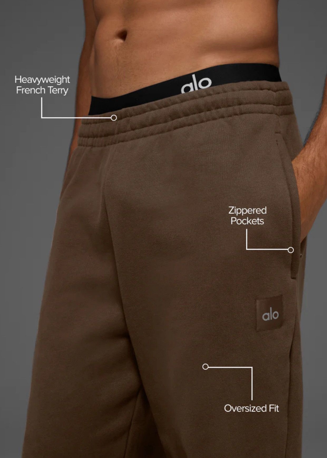 Alo Yoga Alo Cuffed Renown Heavy Weight Sweatpant Size 27" / US 4 / IT 40 - 5 Thumbnail