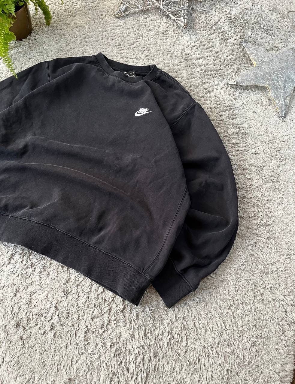 Nike × Vintage Nike Sweatshirt Streetwear Vintage Basic Logo Swoosh Size US XL / EU 56 / 4 - 4 Thumbnail