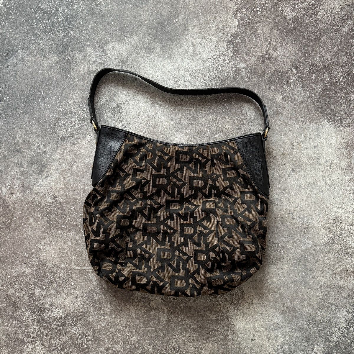 DKNY DKNY Vintage Y2K Glam Monogram Shoulder Bag Size ONE SIZE - 8 Thumbnail