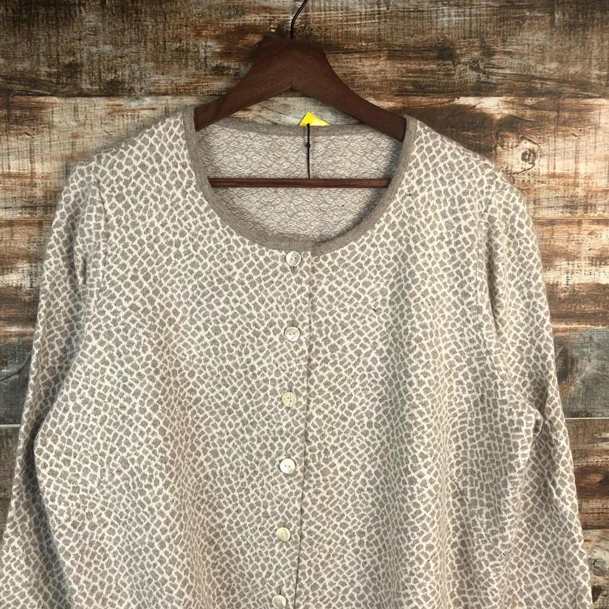 Vintage DL Mouth Valleyo Brown dotted Knitwear #C581 Size M / US 6-8 / IT 42-44 - 5 Thumbnail