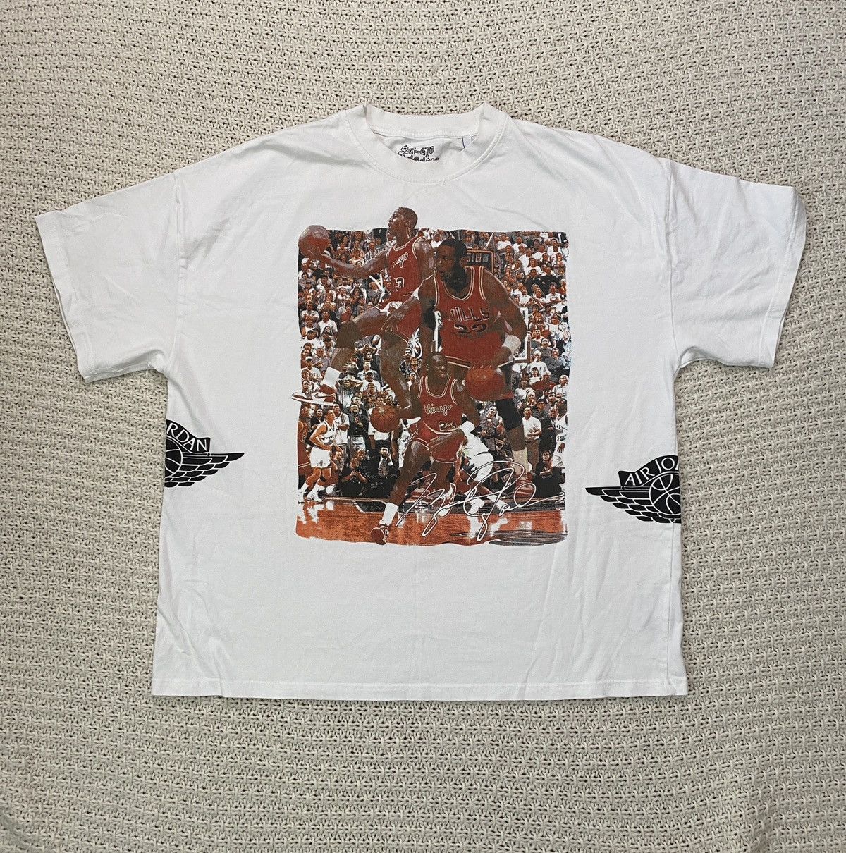 Sergio Calabasas Sergio Calabasas Michael Jordan Graphic Tee Size US XL / EU 56 / 4 - 1 Thumbnail