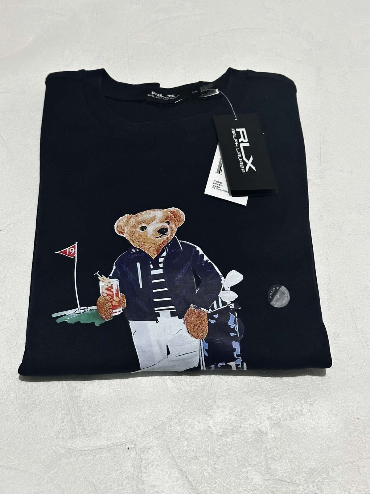 Polo Ralph Lauren × RLX Ralph Lauren × Ralph Lauren Sweatshirt Ralph Lauren Polo Bear Double Knit Size US S / EU 44-46 / 1 - 2 Thumbnail