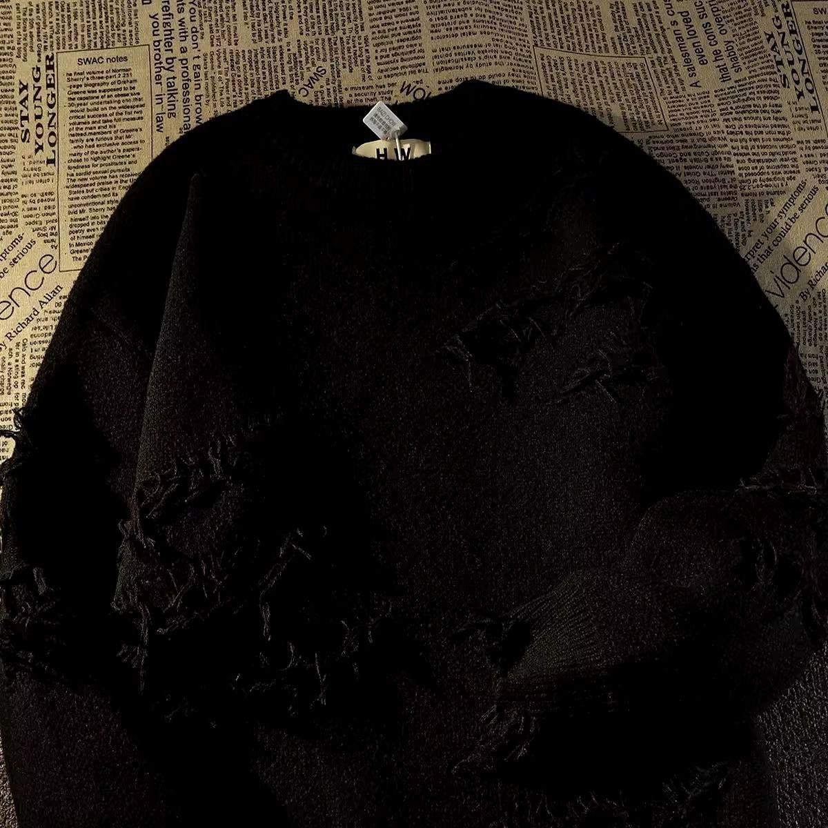 Japanese Brand × Vintage knit fall sweater with a round neckline Size US M / EU 48-50 / 2 - 2 Thumbnail
