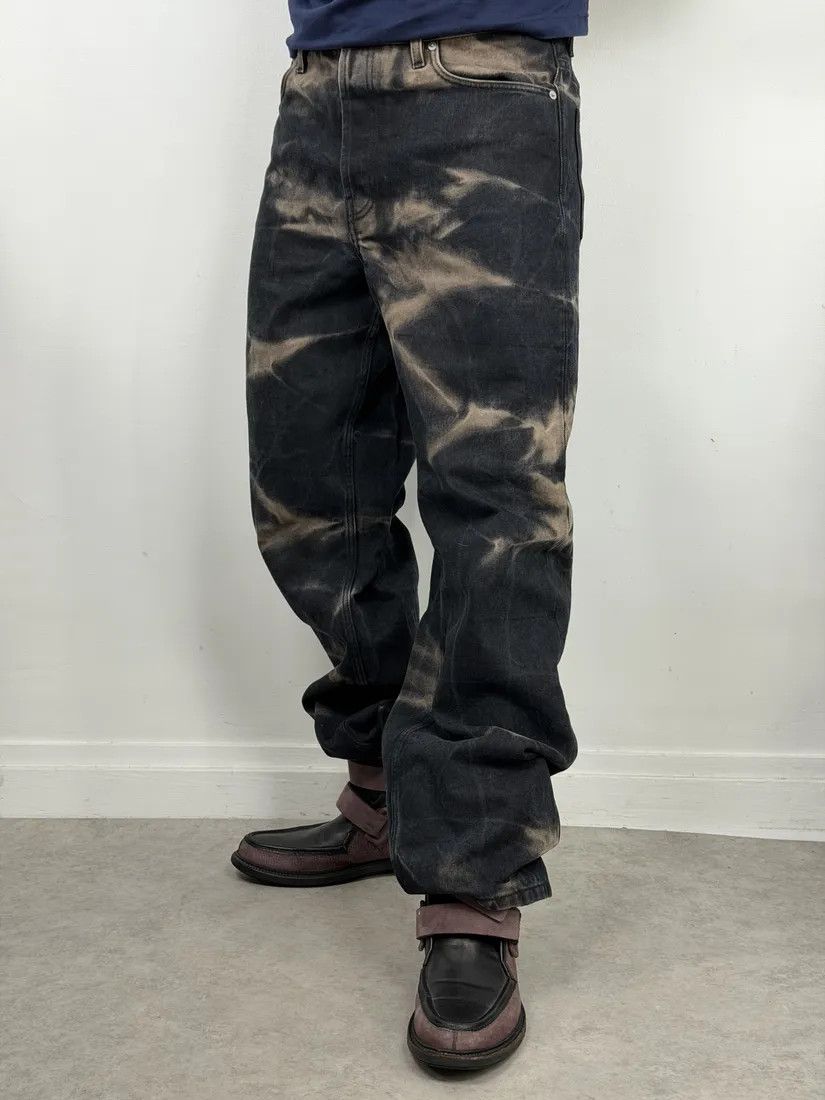 Dries Van Noten Dries Van Noten Black Tye Dye Effect Denim Jeans Size US 34 / EU 50 - 3 Thumbnail