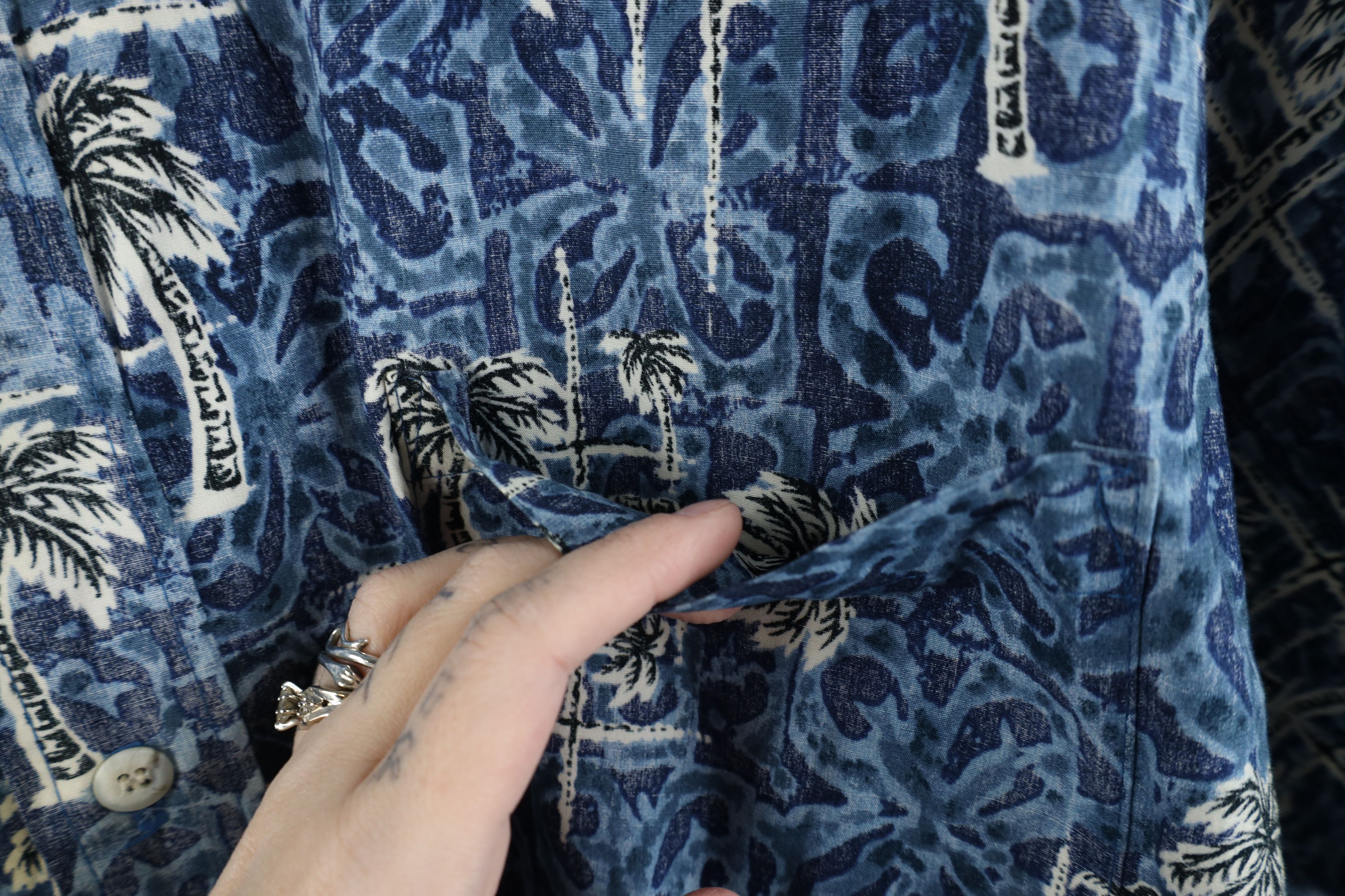 Vintage Vintage 90s Streetwear Tree Luau Hawaiian Button Shirt USA Size US XXL / EU 58 / 5 - 5 Thumbnail