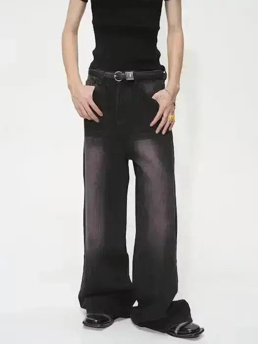 Japanese Brand Baggy Denim Wide Leg Jeans Size US 32 / EU 48 - 5 Thumbnail