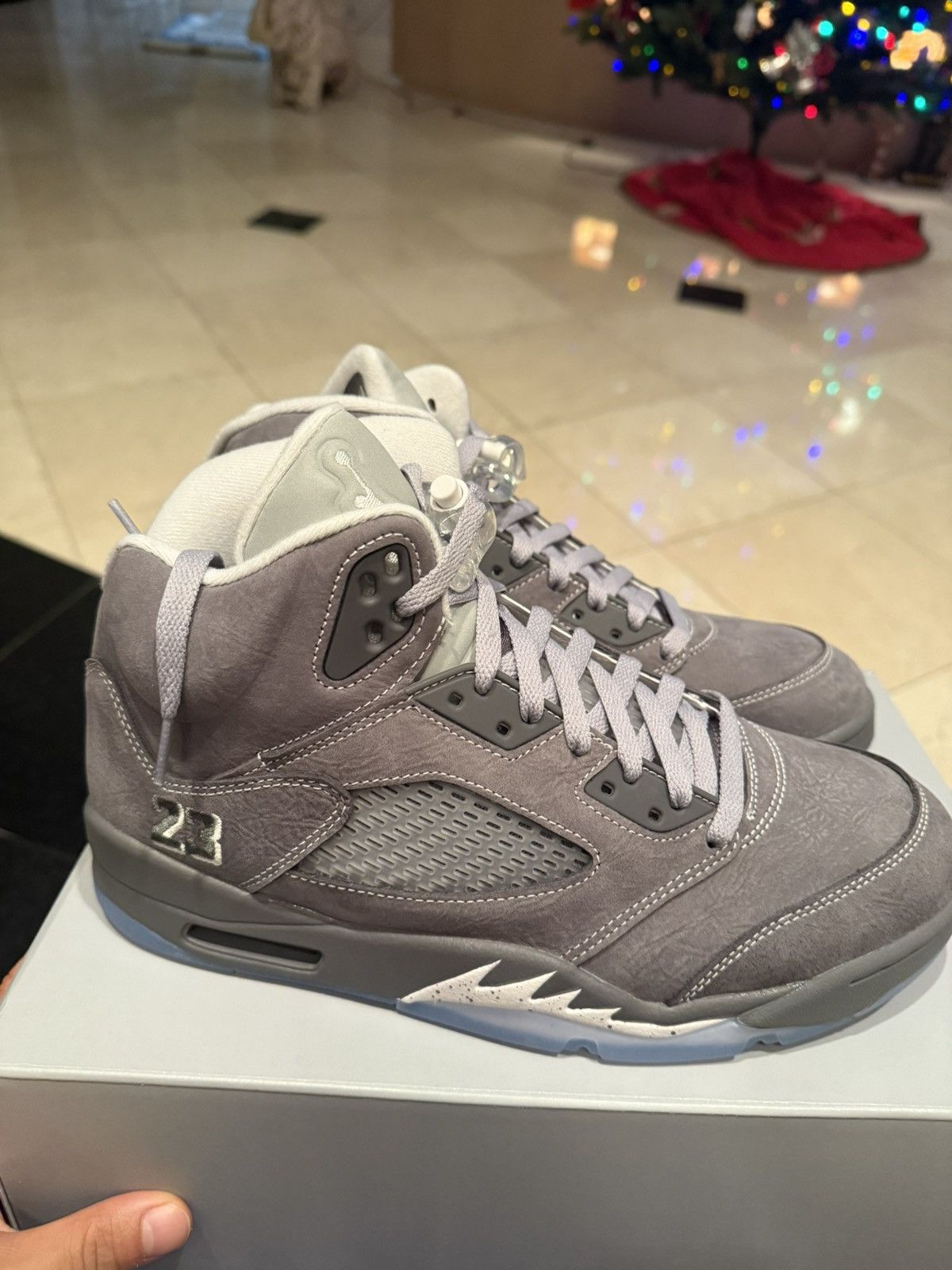 Jordan Brand DS Air jordan V Five wolf grey SIZE 10, 12 or 13 Size US 12 / EU 45 - 3 Thumbnail
