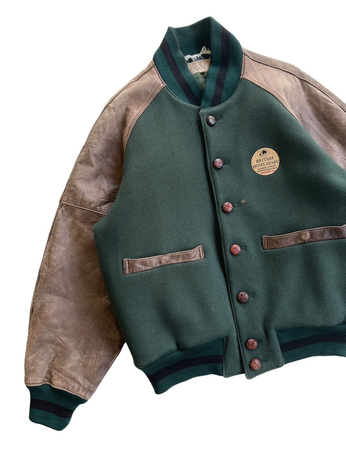 Vintage Vintage Varsity Jacket Distressed Size US L / EU 52-54 / 3 - 7 Thumbnail