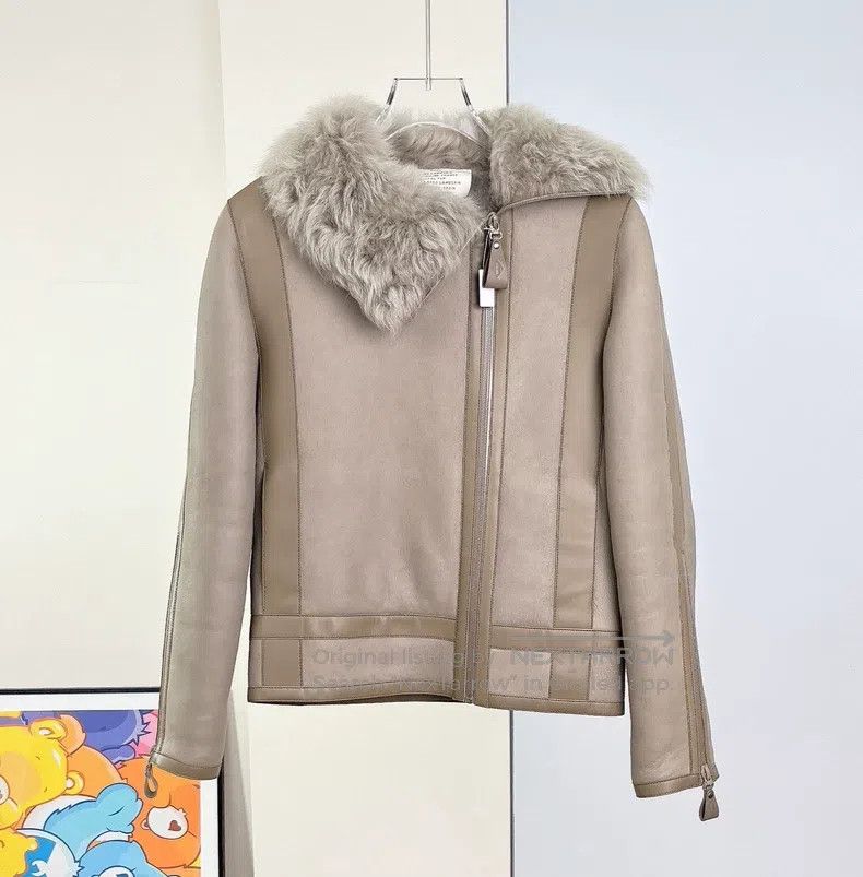 Hermes Hermes Fur and leather jacket Size XXS / US 00 / IT 34 - 1 Thumbnail