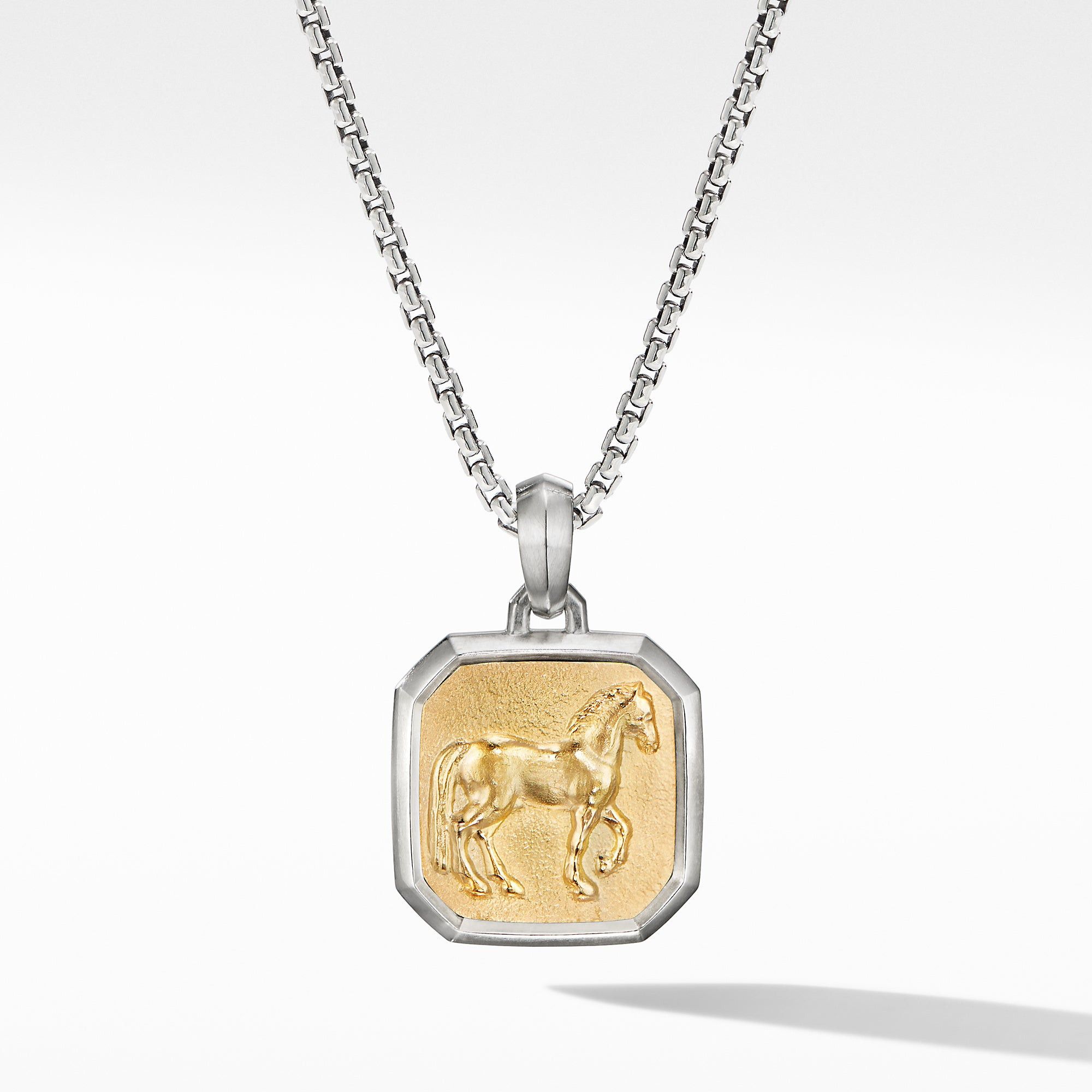 David Yurman o1w1db10525 D14773 Amulet in Silver with 18K Yellow Gold Size ONE SIZE - 1 Thumbnail