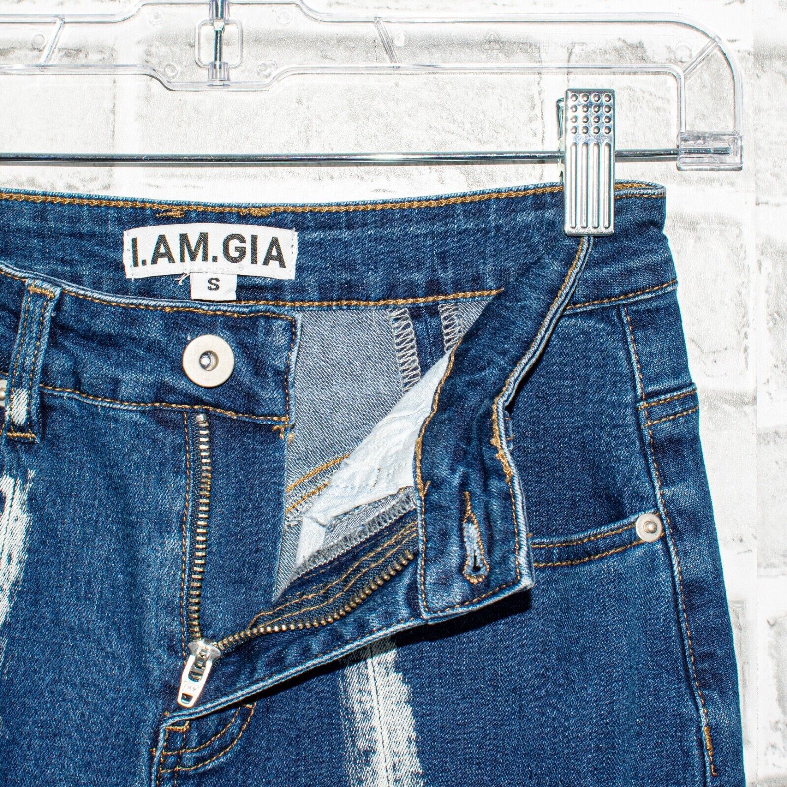 I.AM.GIA I AM GIA Women's Savannah Mid Rise Flare Jeans Flare Leg Size 24" / US 00 / IT 34 - 5 Thumbnail