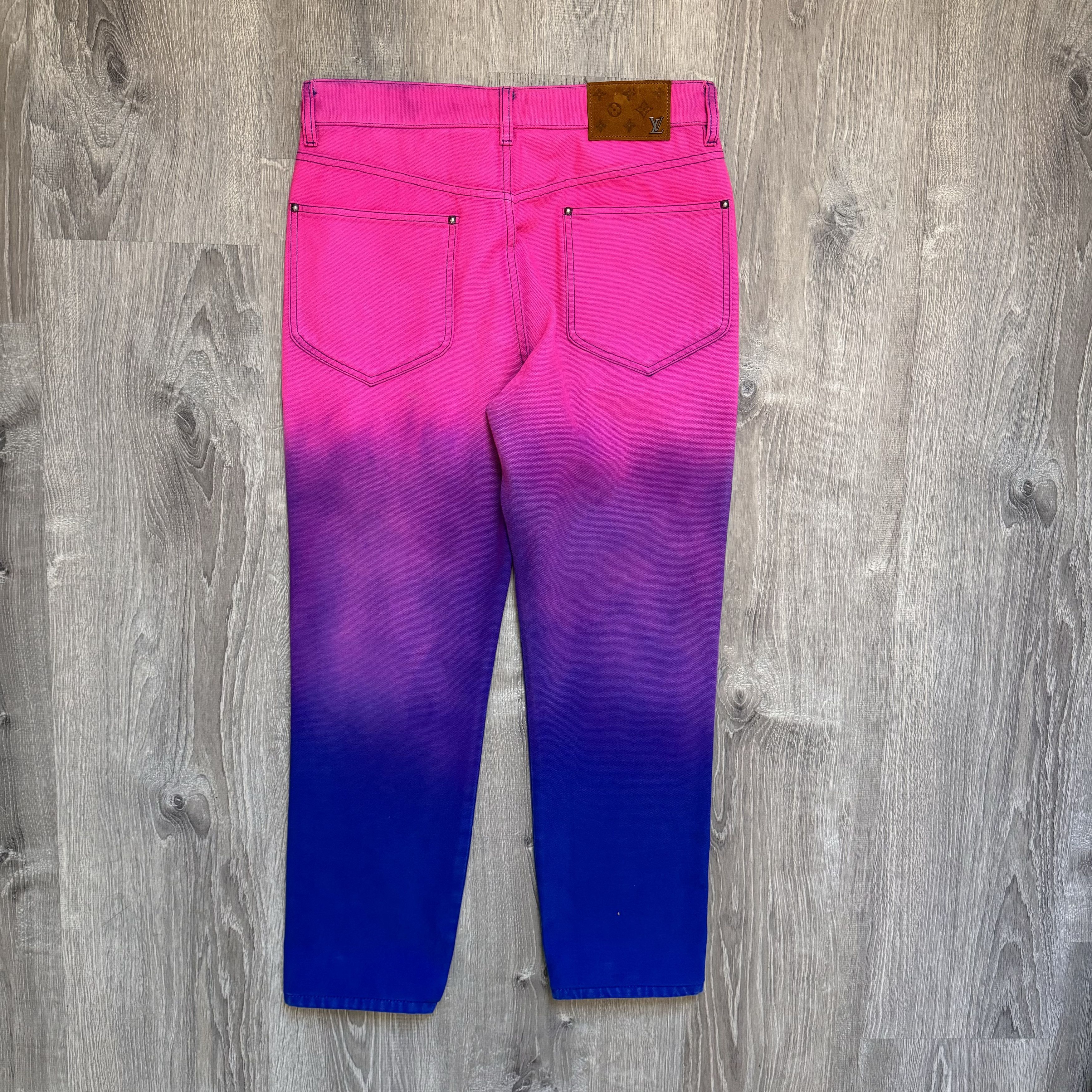 Louis Vuitton Louis Vuitton Gradient Blue Purple Denim Pants Size US 28 / EU 44 - 2 Thumbnail
