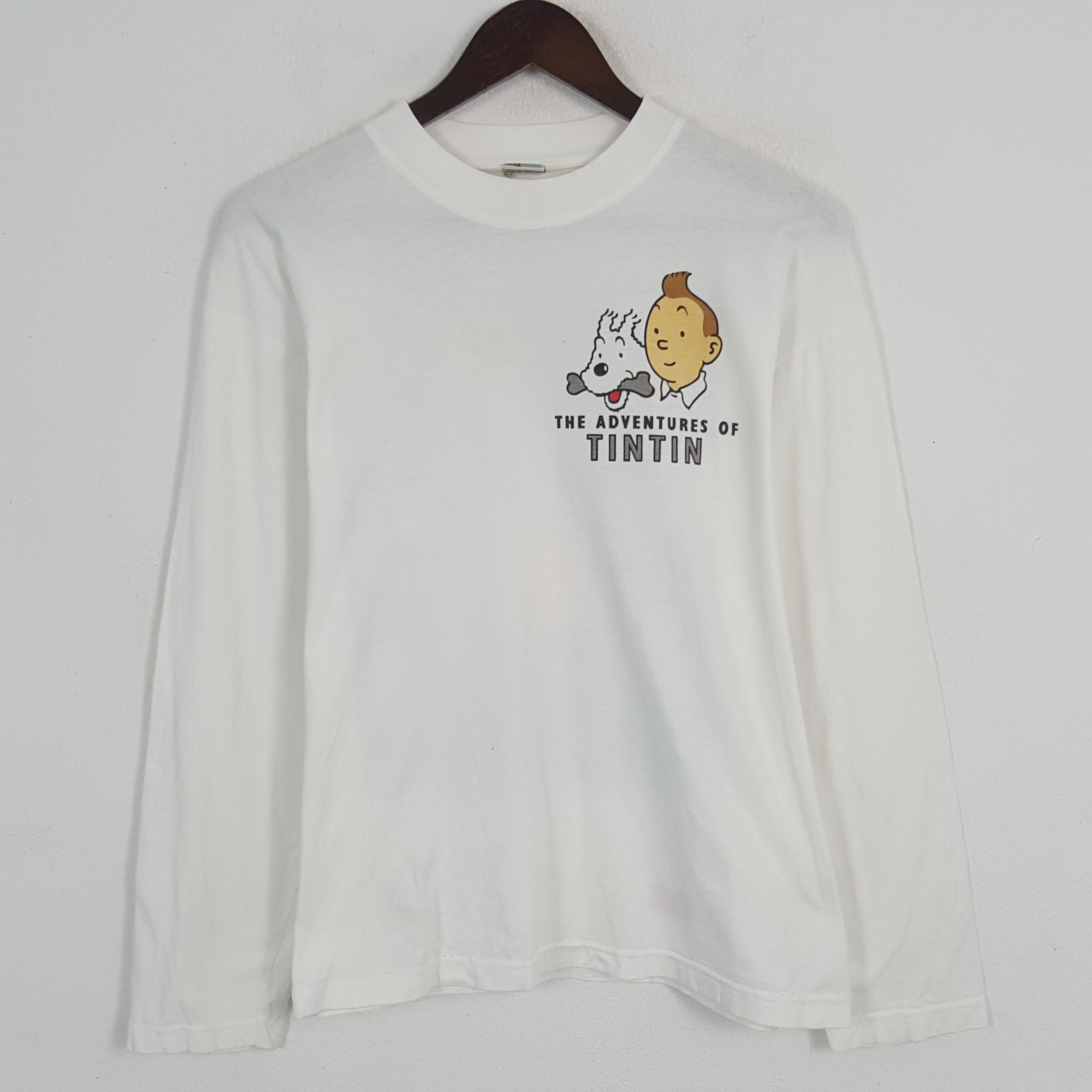 Vintage Vintage Tintin In The Congo Tshirt Size US L / EU 52-54 / 3 - 3 Thumbnail