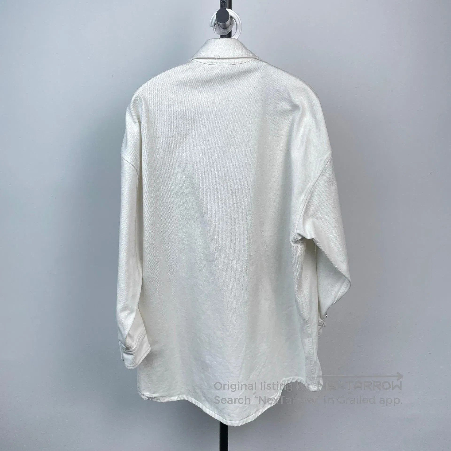 Prada Prada White Logo Long. Size XS / US 0-2 / IT 36-38 - 2 Thumbnail