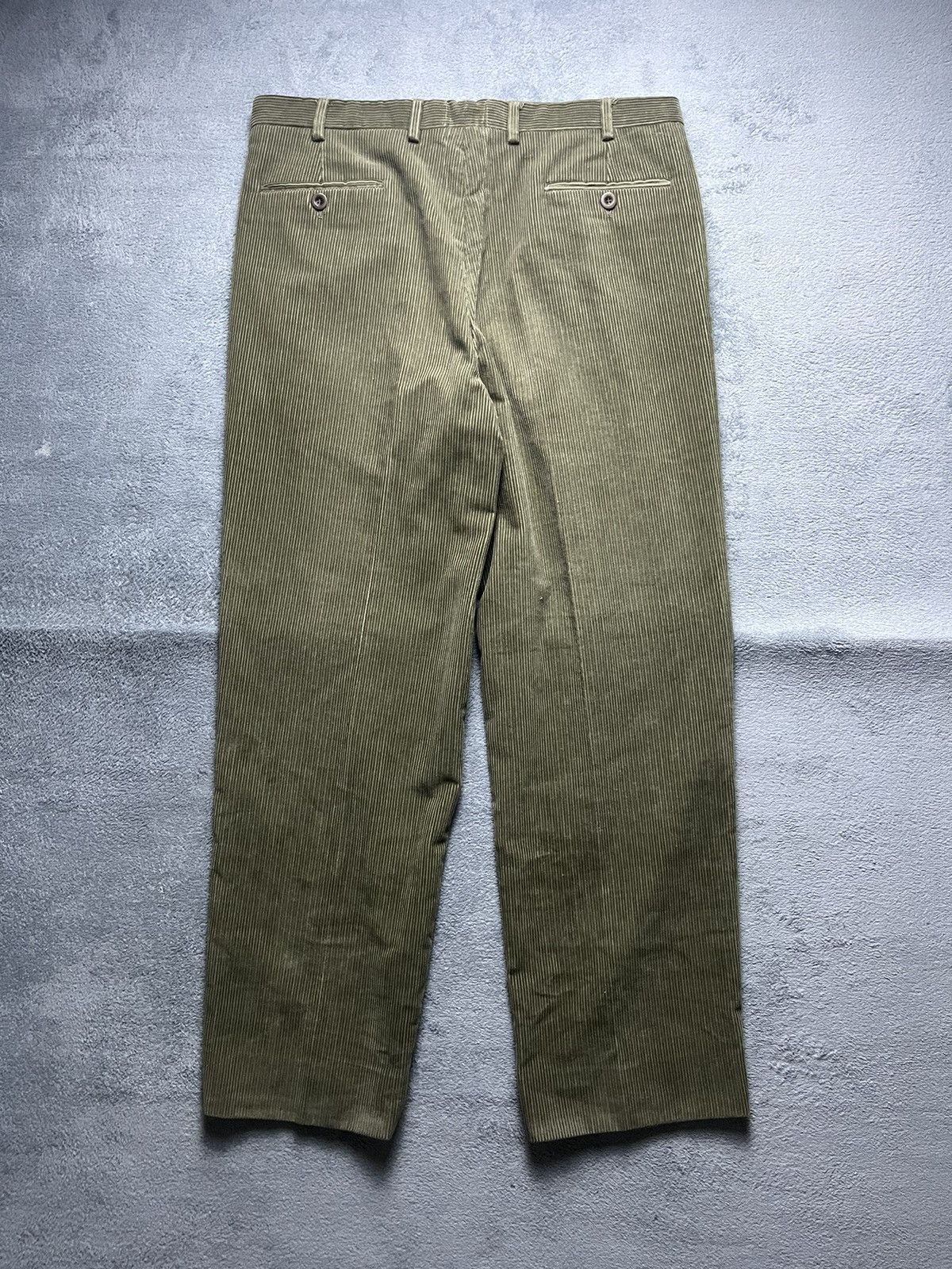 Brioni Brioni - Pleated Corduroy Pants Size US 35 - 4 Thumbnail