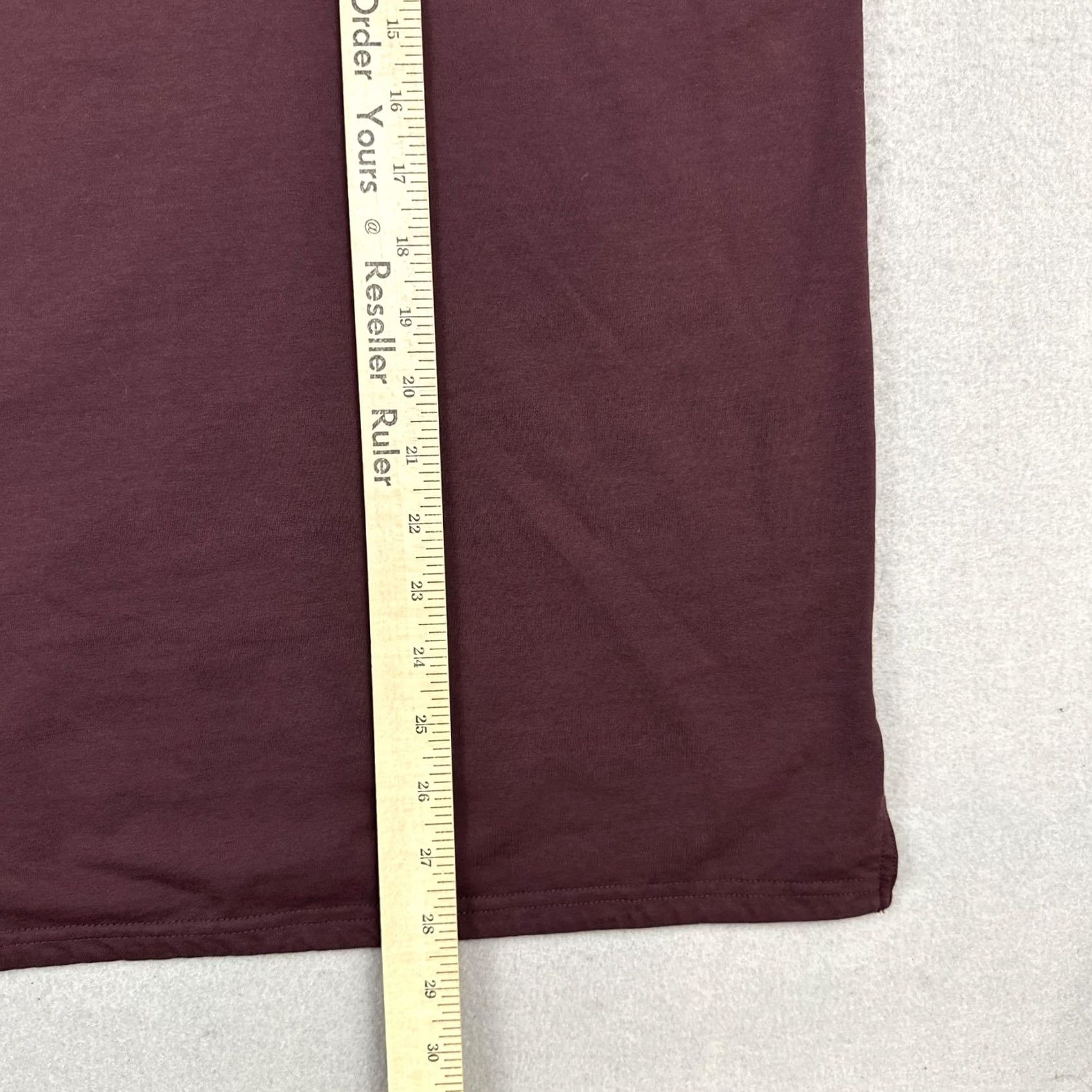 Vintage BYLT Basic Crew Lux Shirt Men Medium Red Stretch Tee T-Shirt M Size US M / EU 48-50 / 2 - 6 Thumbnail