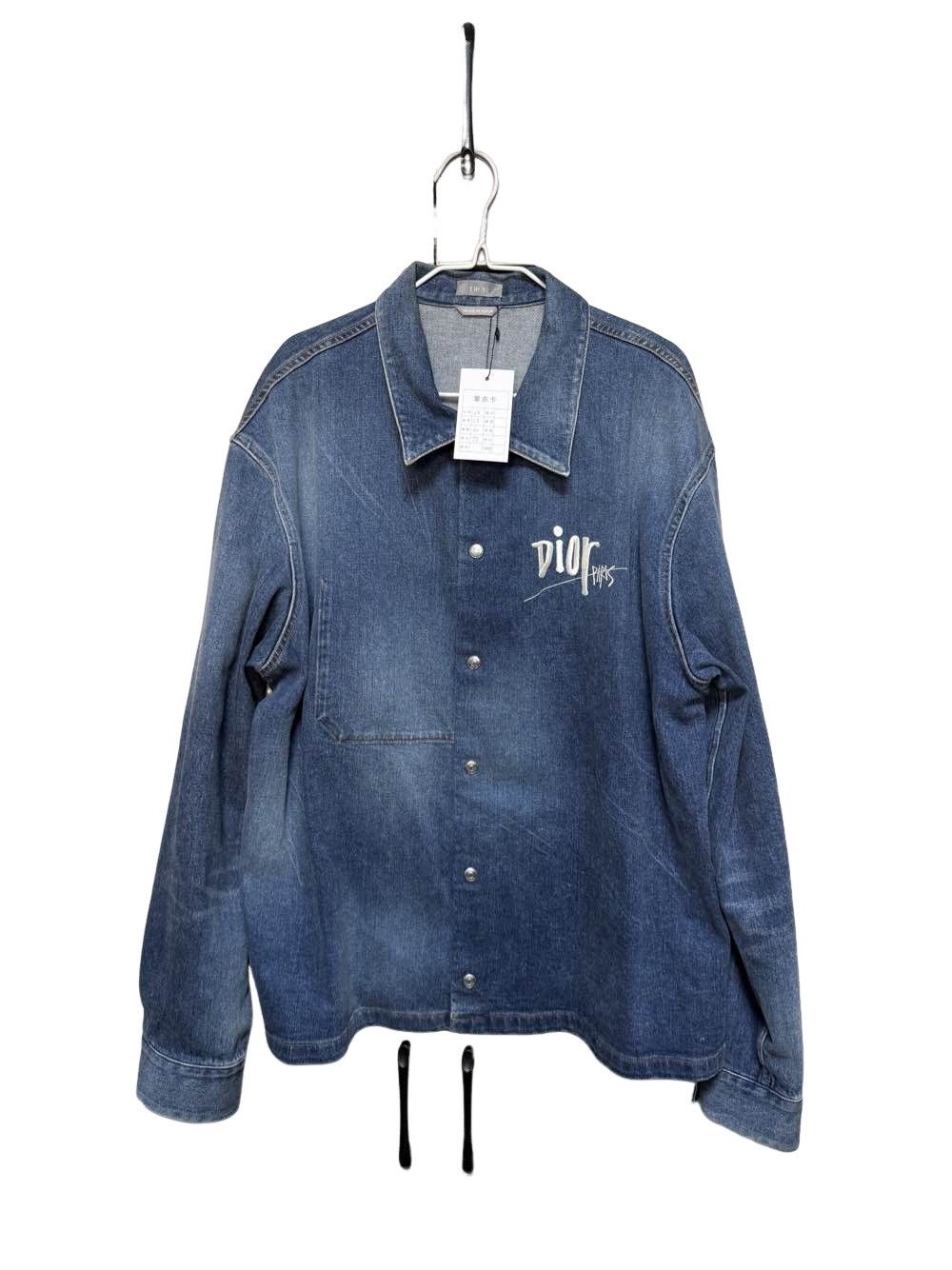 Dior × Stussy Dior x Shawn Stussy Denim Overshirt | Grailed