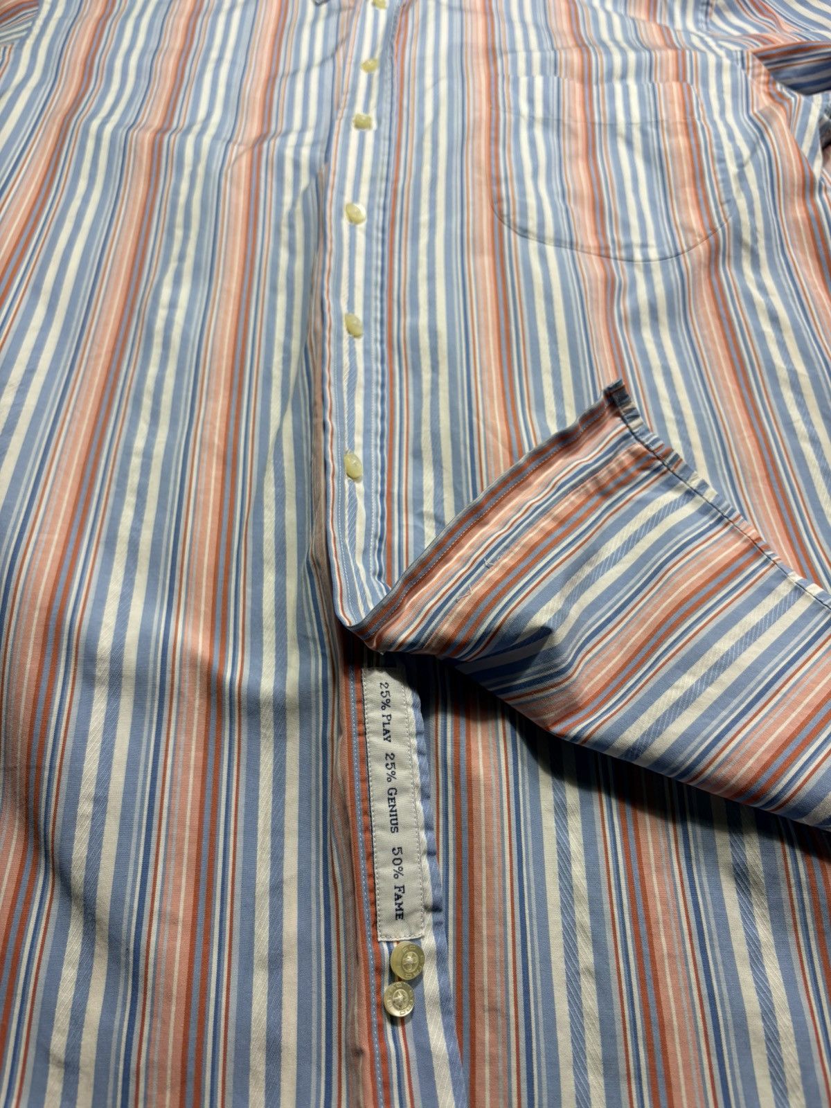 Etro Etro Milano Men's Multicolor Striped Shirt Short Sleeve Size US M / EU 48-50 / 2 - 9 Thumbnail