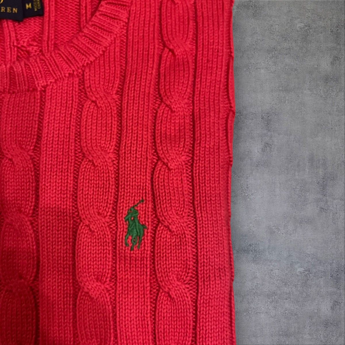 Polo Ralph Lauren × Ralph Lauren × Vintage Ralph lauren pink cable knit Size M / US 6-8 / IT 42-44 - 2 Thumbnail