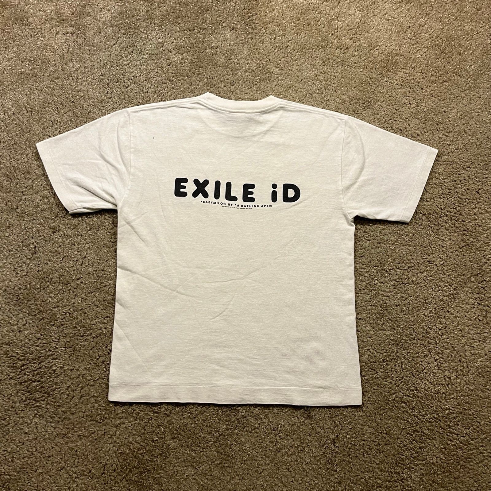 Bape × Nigo Authentic Bape 2000's Exile ID Tee M Size US M / EU 48-50 / 2 - 3 Thumbnail
