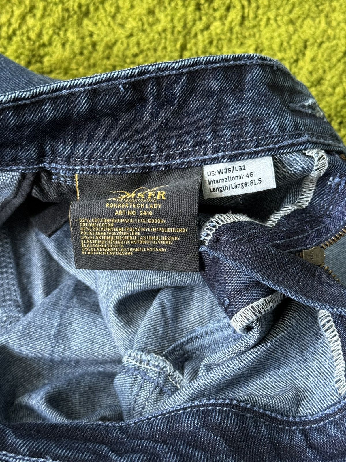 Designer × THE ROKKER COMPANY Rokker company denim pants jeans Size 32" / US 10 / IT 46 - 7 Thumbnail