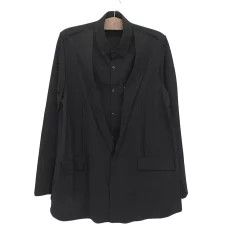 Yohji Yamamoto Yohji Yamamoto Pour Homme Wool Gabardine Layered Jacket Size US S / EU 44-46 / 1 - 1 Thumbnail
