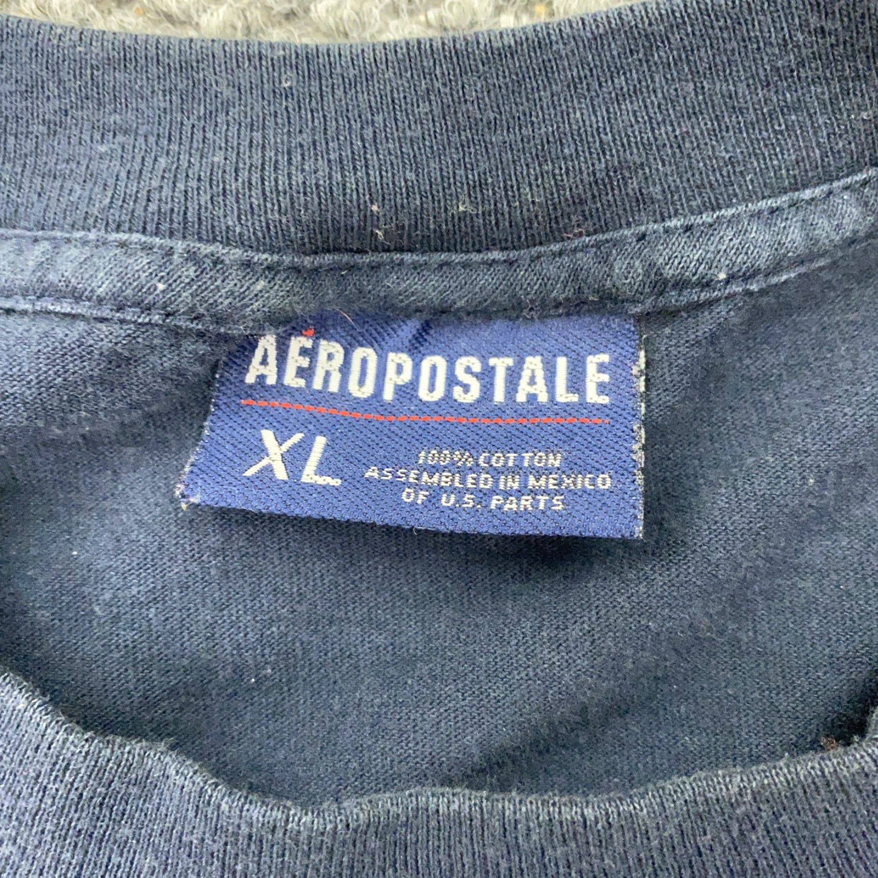 Vintage VINTAGE Aéropostale Graphic Tee Shirt Mens XL Black Search Rescue Saving Babes Only Size US XL / EU 56 / 4 - 2 Thumbnail