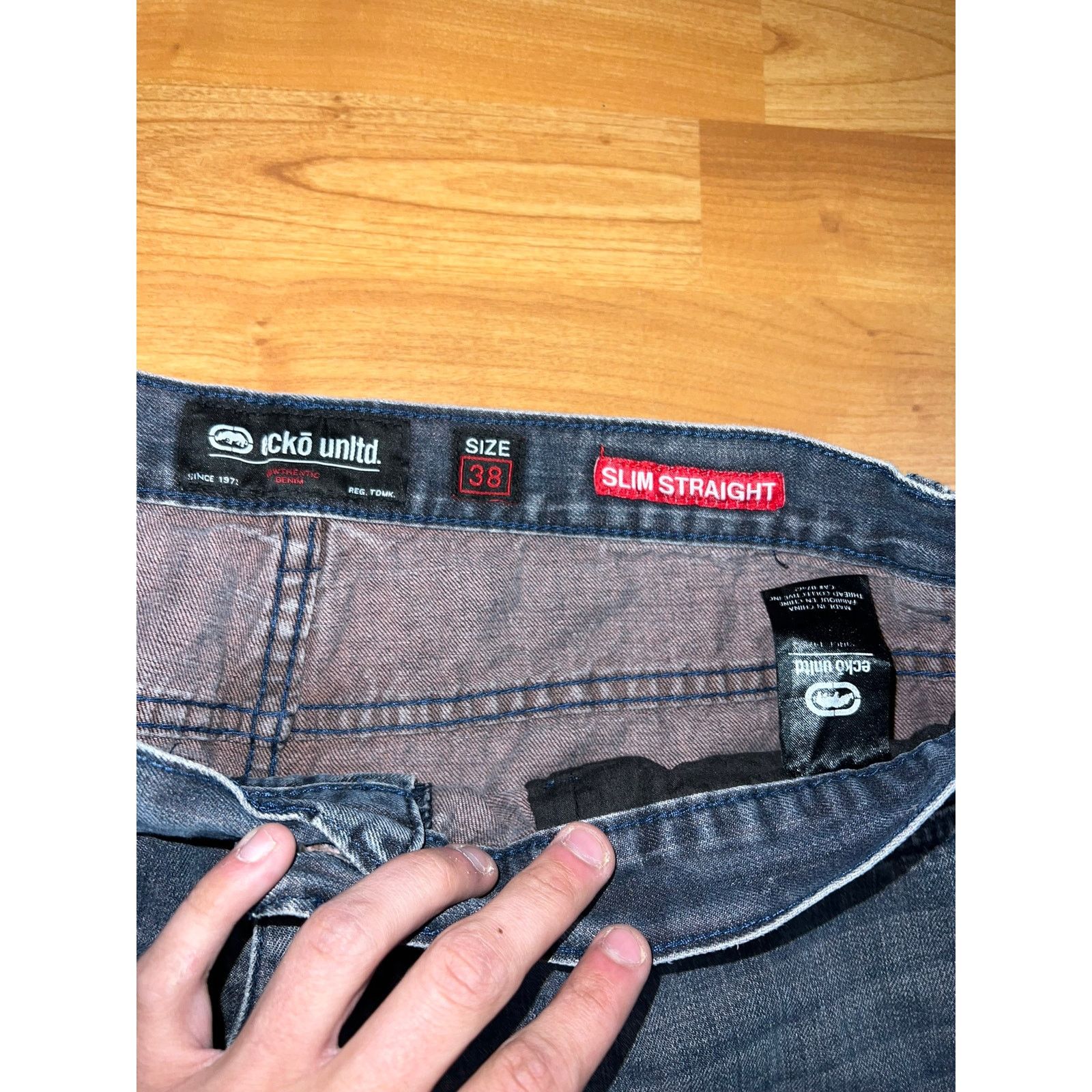 Ecko Unltd. Ecko Unltd Jeans Unlimited Pants Bottoms Baggy Logo Denim 38 Size US 38 / EU 54 - 4 Thumbnail