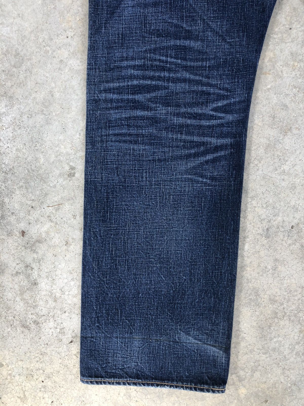 RRL Ralph Lauren Vintage Double RL 081 Selvedge Denim Buckle Back Distressed Size US 34 / EU 50 - 11 Thumbnail