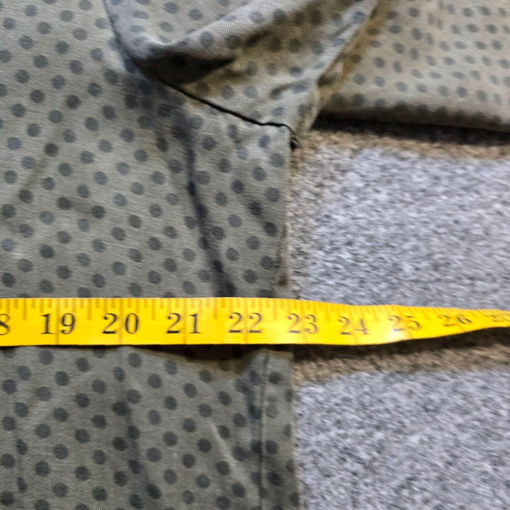 Vintage WinterSilks Top Womens XL Gray Lyocell 3/4 Sleeve Geometric Career Casual Blouse Size XL / US 12-14 / IT 48-50 - 5 Thumbnail