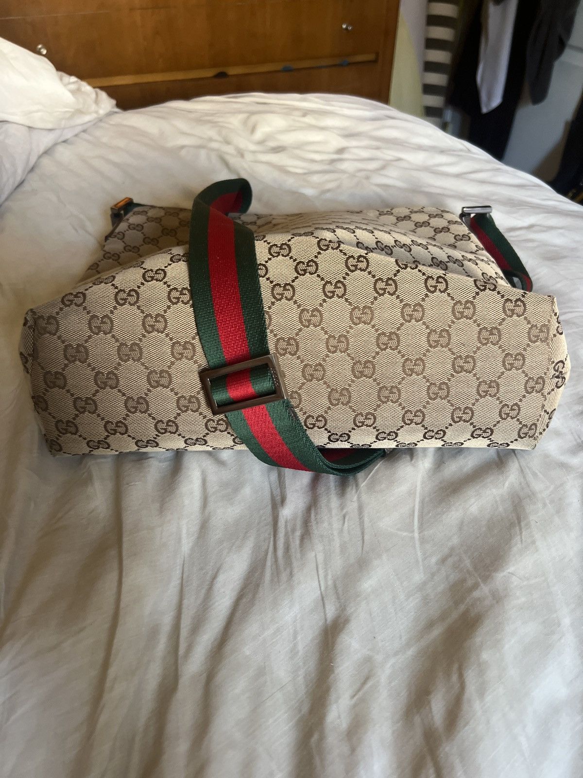 Gucci The Web Monochrome Crossbody Bag - Unisex Size ONE SIZE - 7 Thumbnail