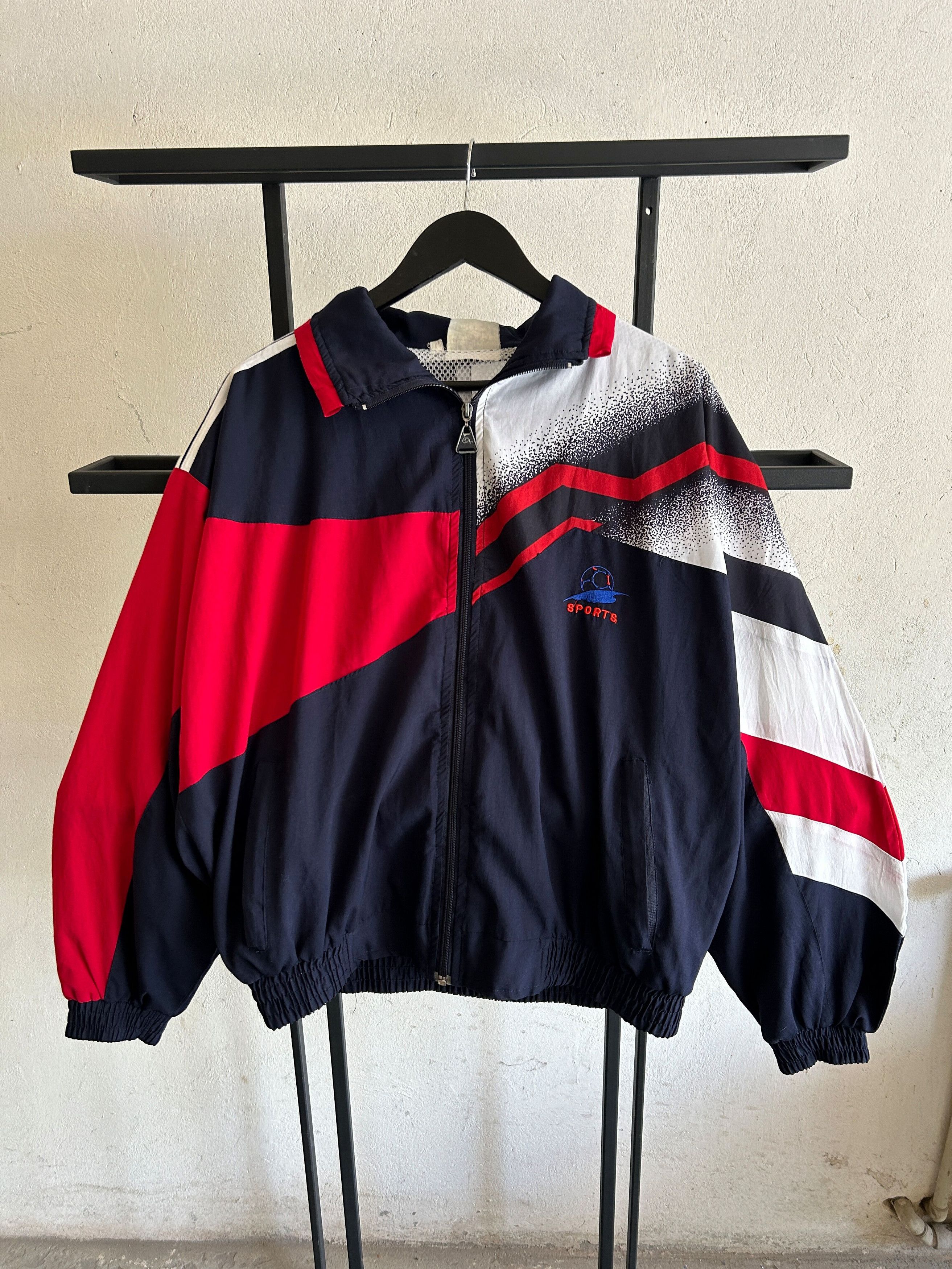 Vintage Vintage Nike Style Sport 80s Drill Streetwear Jacket 90s Size US L / EU 52-54 / 3 - 1 Thumbnail