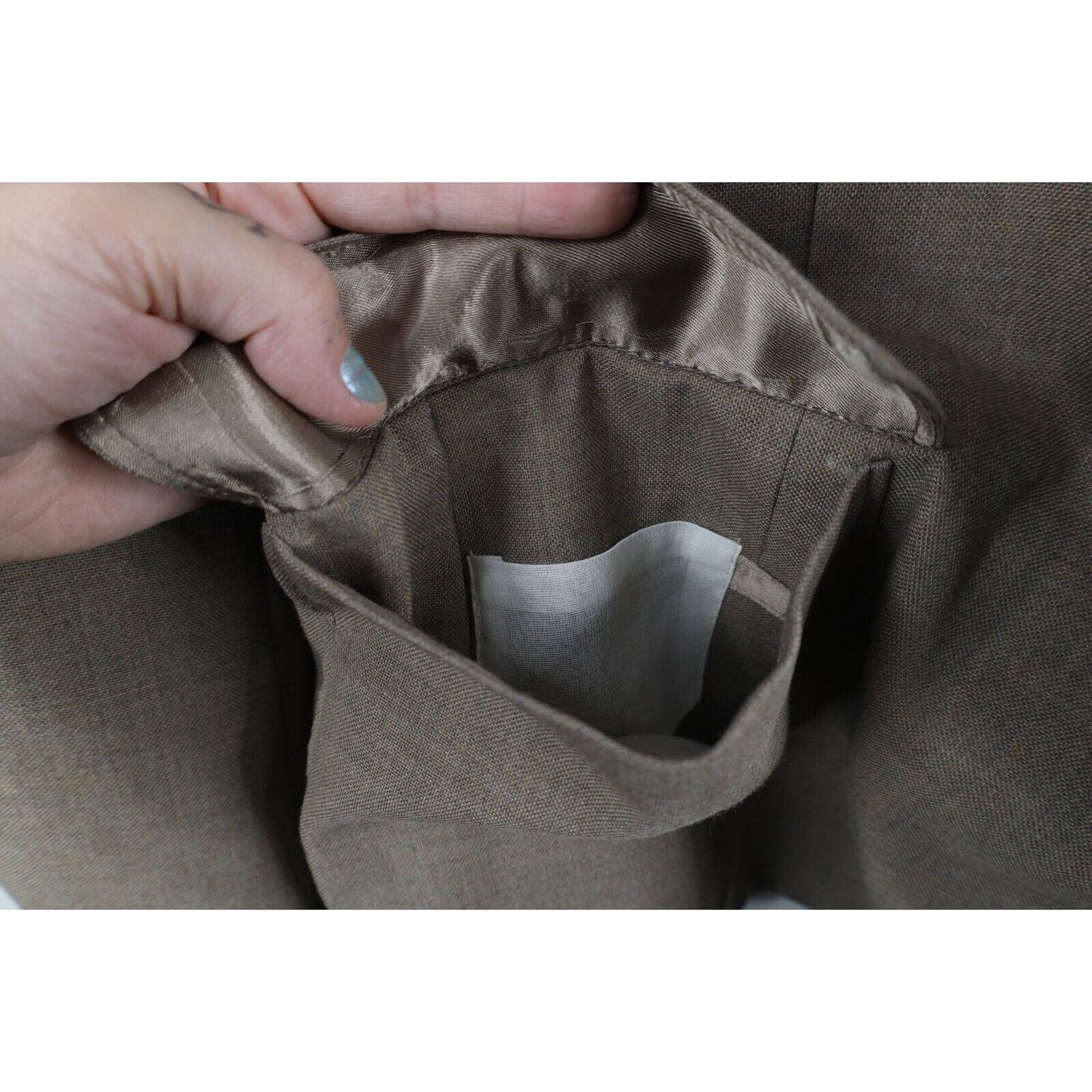 Vintage Vintage 90s Streetwear Worsted Wool 2 Button Suit Jacket Size US L / EU 52-54 / 3 - 6 Thumbnail