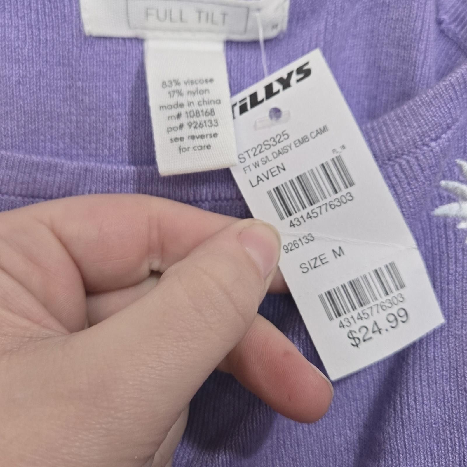 Tillys Tilly's Daisy Tank Size M / US 6-8 / IT 42-44 - 2 Thumbnail
