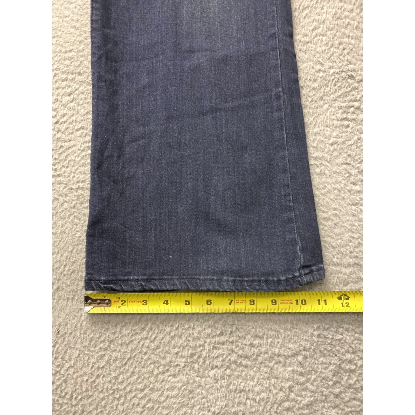 Vintage EVRI Women 24W Short Mid Rise Jegging Stretch Soft Zip Plus Dark Blue Size 30" / US 8 / IT 44 - 7 Thumbnail