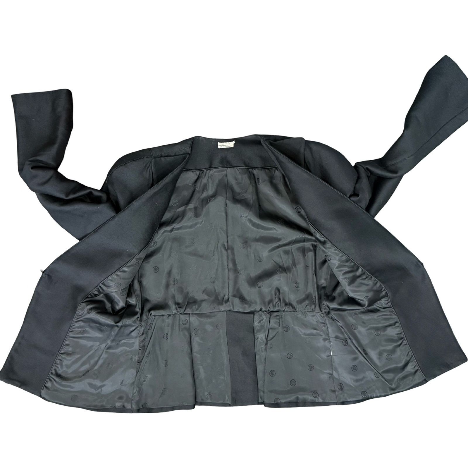 Other Leon Max Limited Edition Black Hook Eye Blazer Size M Lined Size M / US 6-8 / IT 42-44 - 7 Thumbnail