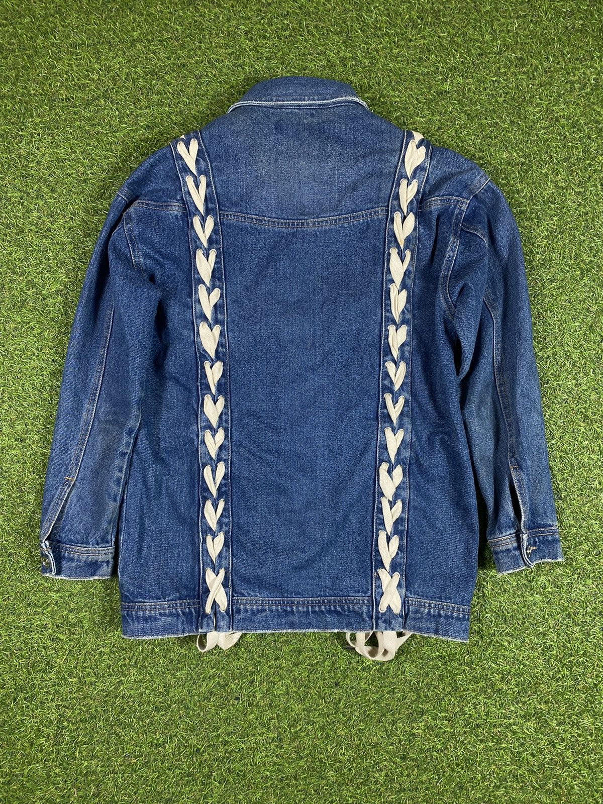 Vintage Vintage Y2K Japanese denim jeans jacket streetwear style Size S / US 4 / IT 40 - 5 Thumbnail