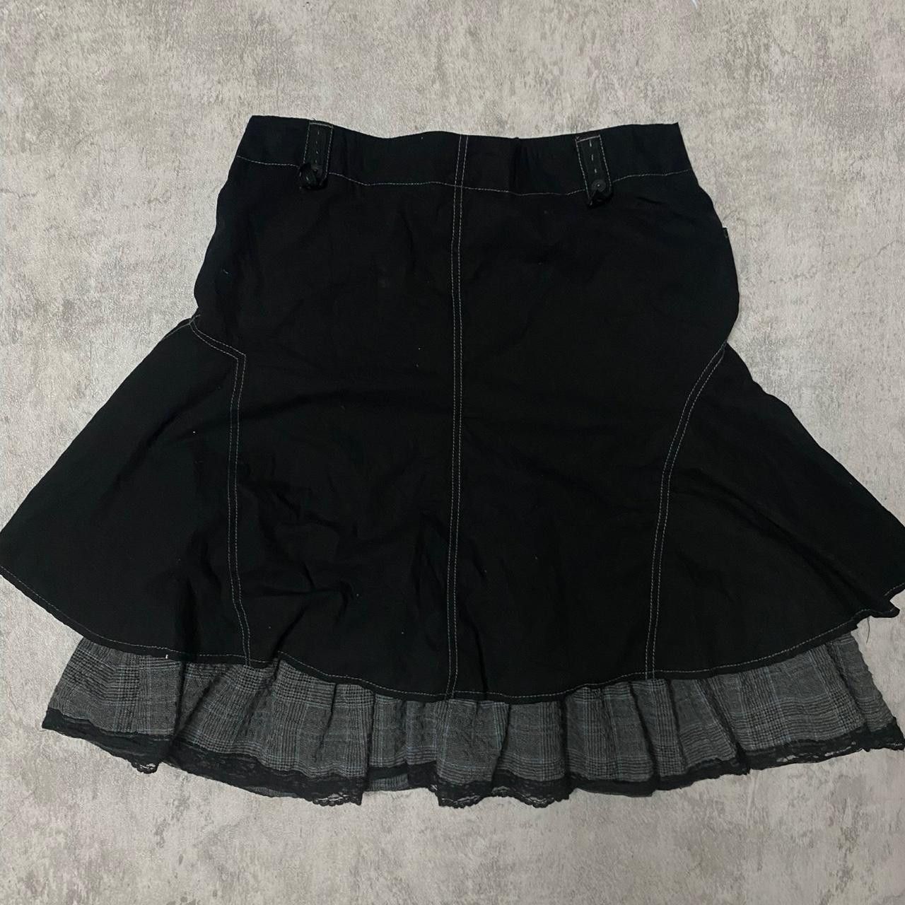 Other Black and grey pleated mini skirt with pockets Size 32" / US 10 / IT 46 - 4 Thumbnail